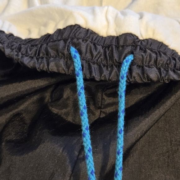 Turnpoint 90s Pants Large Nylon Joggers Black Swishy Track - Picture 4 of 14